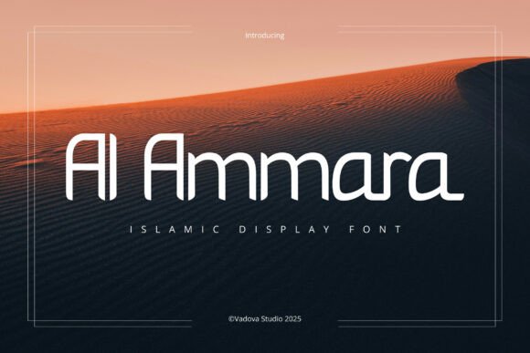 Al Ammara: The Display Font for Clear Campaigns