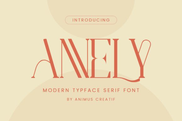 Annely: A Modern Serif Typeface for Editorial Design