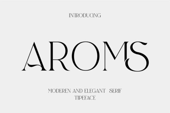 Aroms: A Serif Font That Elevates Brand Identity
