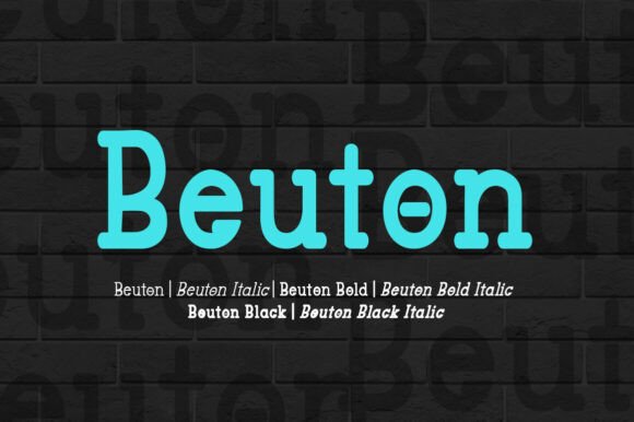Beuton: A Bold Slab Serif for Modern Web Design