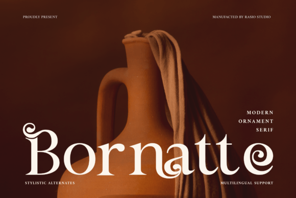 Bornatte: A Serif Font for Elegant Branding
