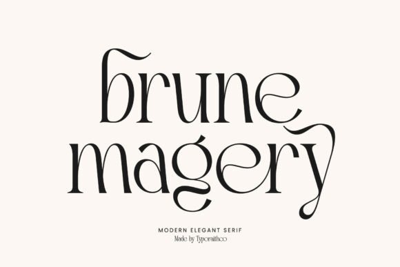 Brune Magery Typeface Review for Designers