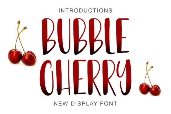 Bubble Cherry: A Bold Display Font for Modern Web Design
