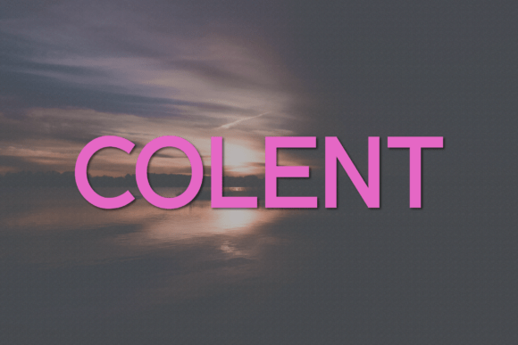 Colent: A Modern Sans Serif Typeface for Editorial Clarity