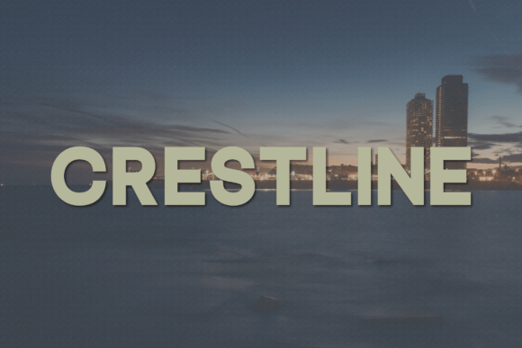 Crestline: A Modern Sans Serif Font for Makers
