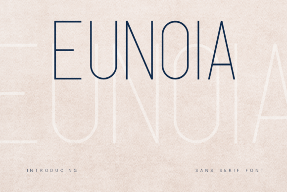 Eunoia: A Clean Sans Serif Typeface for Modern Web Design