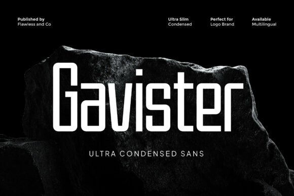 Gavister: A Bold Sans Serif Font for Modern Web Design