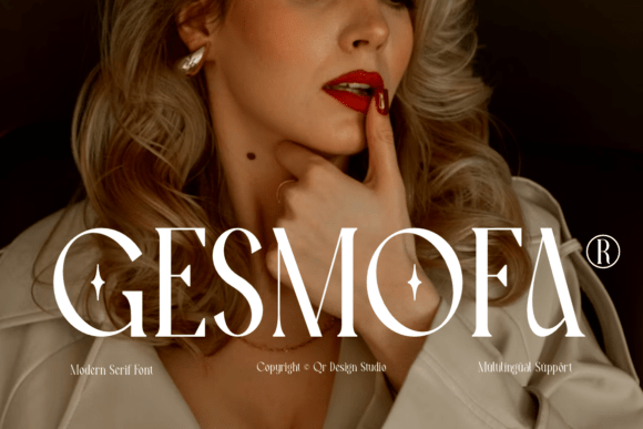 Gesmofa: A Premium Serif Typeface for Modern Branding