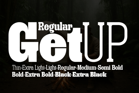 Getup Regular: A Slab Serif Typeface for Bold Brands