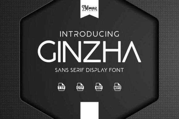 Ginzha: A Modern Sans Serif Typeface for Web Design