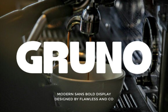 Gruno: The Bold Typeface for Impactful Campaigns
