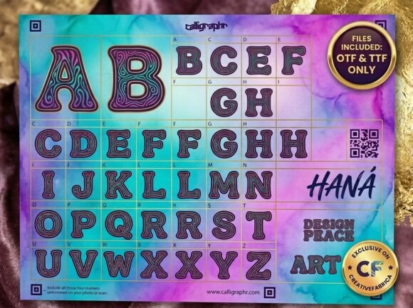 Hana: A Decorative Display Font for Editorial Design