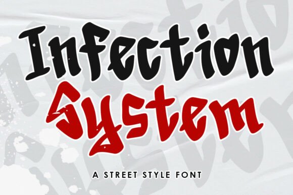 Infection System Font for Bold Web Design