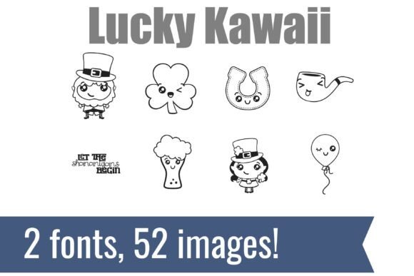 Lucky Kawaii Dingbats Typeface Review