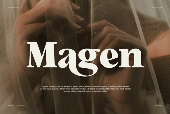 Magen: A Serif Font for Polished Branding