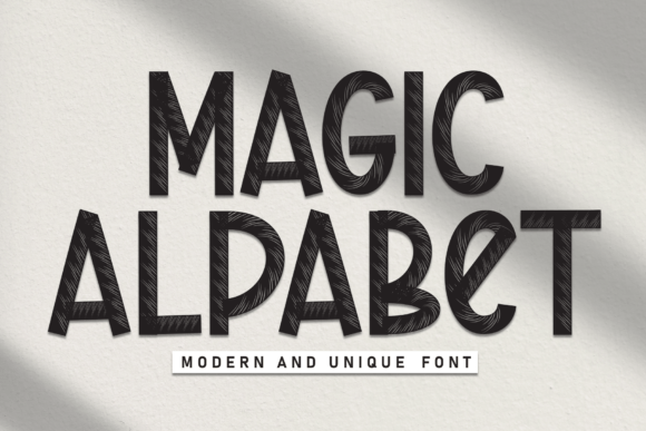 Magic Alpabet: A Bold Display Font for Web Design