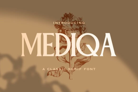 Mediqa: A Timeless Serif Typeface for Editorial Design
