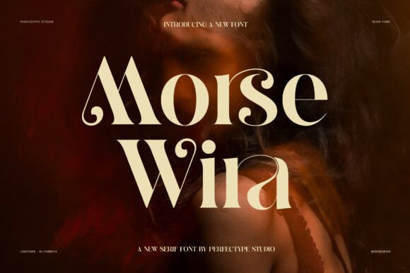 Morse Wira: A Luxe Serif Font for Crafters