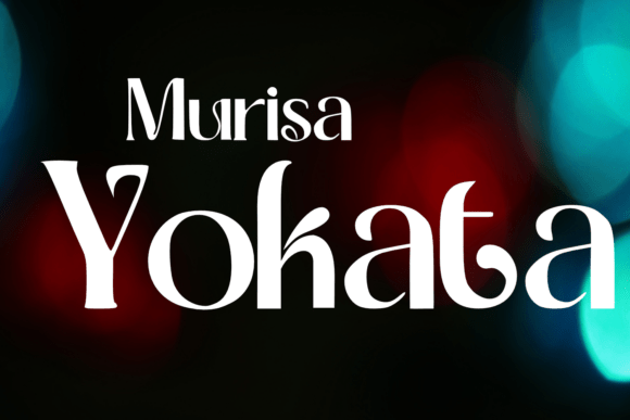Murisa Yokata: A Poetic Serif Font for Crafters