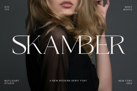 Skamber: A Modern Serif Font for Crafters