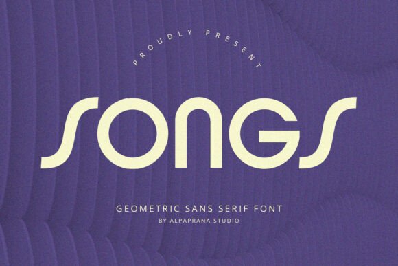 Songs Font: Modern Sans Serif for Web Design