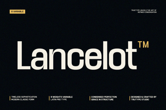 TRT Lancelot: A Modern Typeface for Editorial Impact