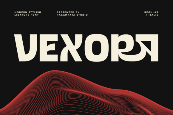 Vexora: A Modern Sans Serif Font for Crafters